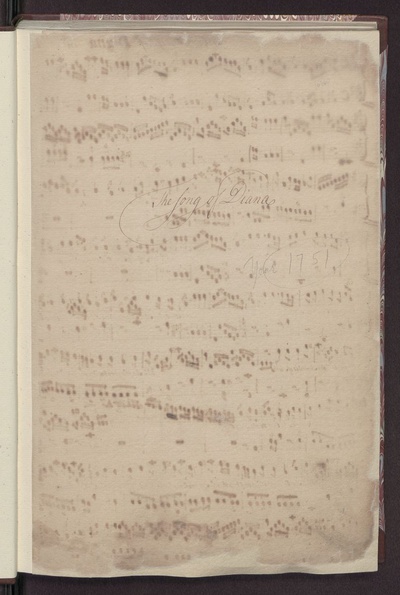 The song of Diana in Mr. Dryden’s Secular Masque