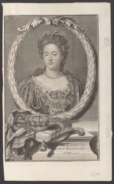 Portrat Anne Stuart Konigin Von England 1664 1714 Europeana