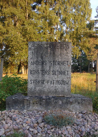 Gedenkstein für Pehr Hörberg bei Komstad