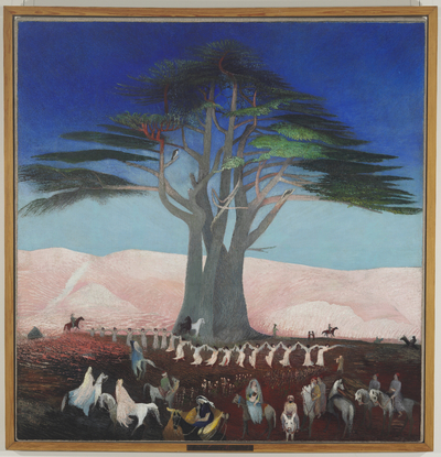 cedars of lebanon painting