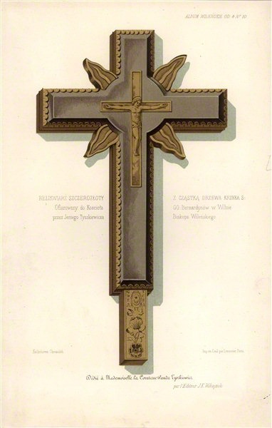 Šv. Kryžiaus relikvijorius /Francas Kelerhovenas. - 1849