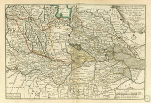 Les Duchez de Mantoue et de la Mirandole avec la plus grande partie des territoires de Verone, Brescia, et de Cremone