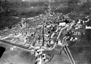 Veduta aerea di Città di Castello. 1941