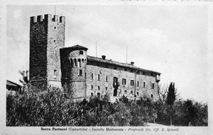 Serra Partucci (Umbertide). Castello medioevale. Proprietà Gr. Uff. S. Spinelli