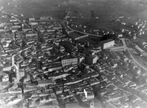 Veduta aerea di Città di Castello. 17 marzo 1942