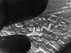 Veduta aerea di Città di Castello. 1942