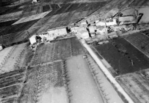 Veduta aerea di Badiali (Città di Castello). 10 aprile 1942