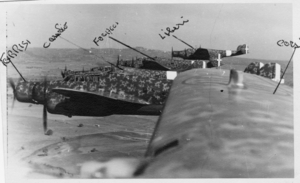 Uno stormo dell'Aeronautica Italiana sui cieli della Sicilia. 1942
