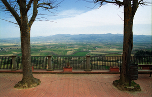 Alta valle del Tevere vista da Citerna.