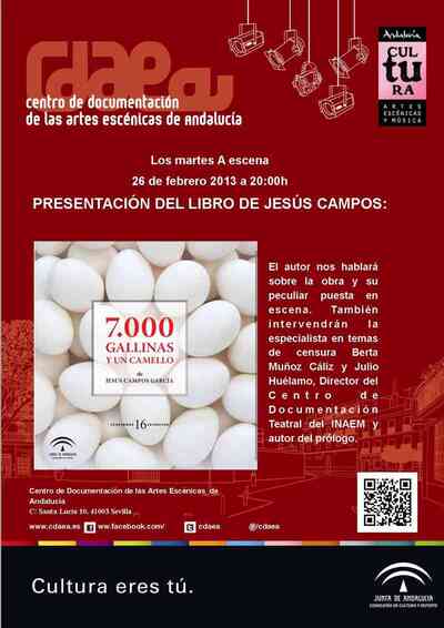 Presentación del libro de Jesús Campos: 7000 gallinas y un camello