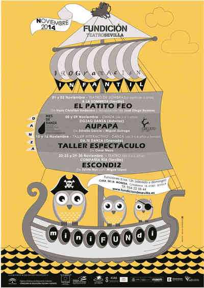 Fundición Teatro Sevilla. Noviembre 2014. Programación Infantil