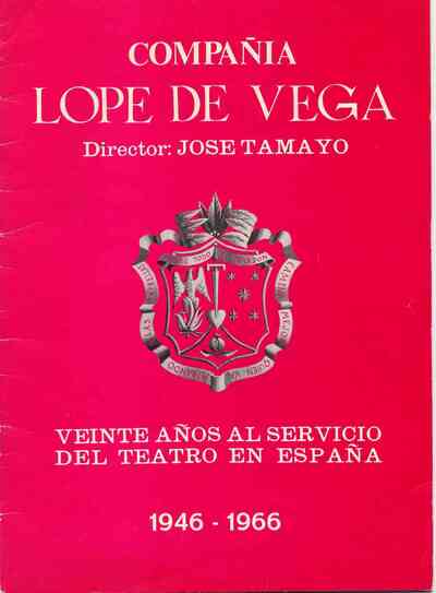 Compañía Lope de Vega: veinte años al servicio del Teatro en España 1946-1966