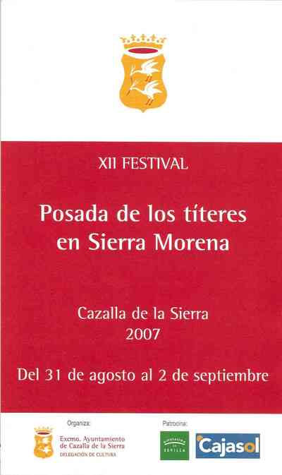 XII Festival Posada de los títeres en Sierra Morena