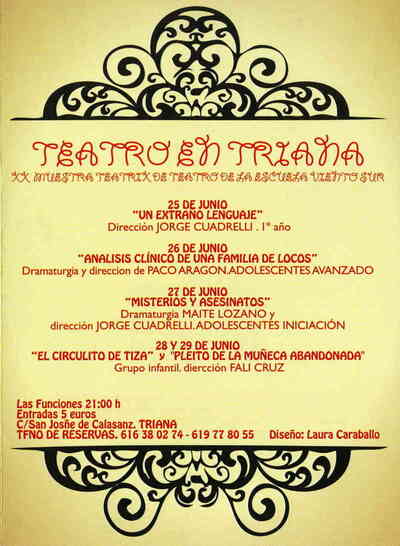 XX Muestra Teatrix de Teatro de la Escuela Viento Sur