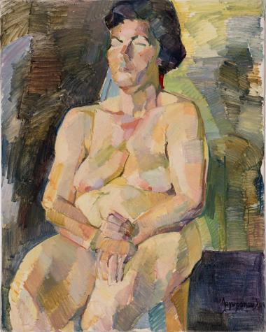 Female semi-nude, Eleni Argyropoulou, 1977