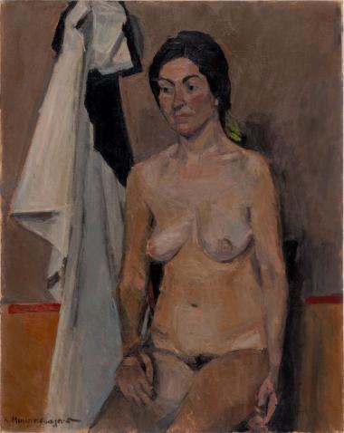 nude, Black-headed Cat, 1968