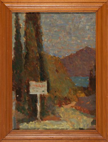 Outdoor study, Kouzounis Evangelos, 1966