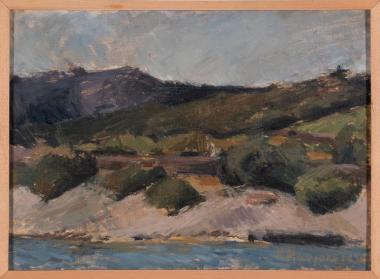 Outdoor study, Black-headed Cat, 1966