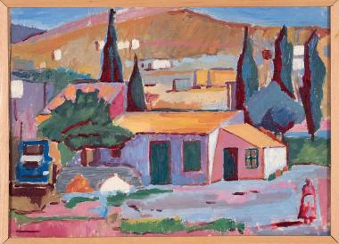Landscape: Galatsi, Lefteris Kanakakis, 1957