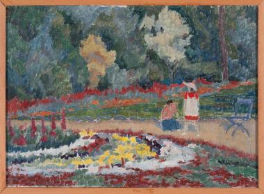 Landscape, garden, Karas Christos, 1955