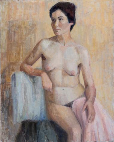 Female semi-nude, Gika Theofanou, 1961