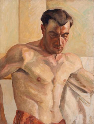 Male semi-nude, Anagnostopoulou-Petrea Amfitritis, 1932