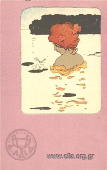 Γυναικεία φιγούρα art nouveau.