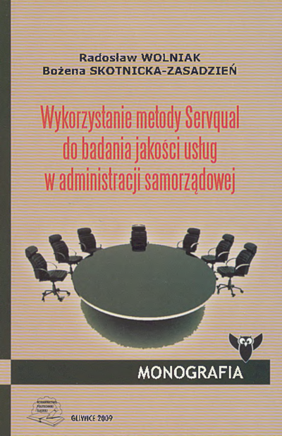 The use of Servqual method to examine the quality of services in muncipal administrationWykorzystanie metody Servqual do badania jakości usług w administracji samorządowej