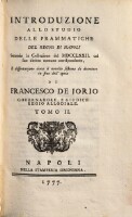 Introduzione allo studio delle prammatiche del regne di Napoli secondo la collezione del 1772 (Tomo II.)