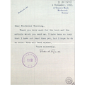 Brief von Russell, Bertrand an Thirring, Hans (Richmond, 1952-11-04)