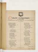 Chant patriotique, par Adolphe Martin, à l'occasion de la fête du 14 juillet 1880