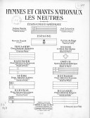 Hymnes et chants nationaux. Les neutres