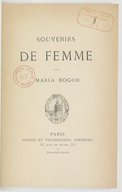 Souvenirs de femme / par Maria Bogor