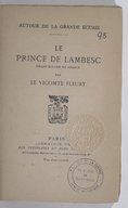 Le prince de Lambesc, grand écuyer de France / par le vicomte Fleury