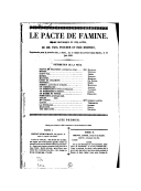 Le pacte de famine : drame historique en 5 actes / de MM. Paul Foucher et Élie Berthet