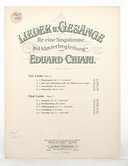 Lieder u. Gesänge, für eine Singstimme mit Klavierbegleitung, von Eduard Chiari.... 5 Lieder, opus 7...