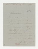 [Lettre autographe signée d'H. Bourgeois à Maurice Colleuille, Marseille, 10 juin 1906] (manuscrit autographe)