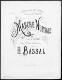 Marche nuptiale : pour piano : avec 2e piano ad libitum / par R. Bassal
