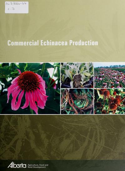 Commercial echinacea production /