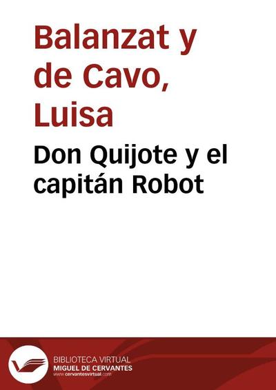 Don Quijote y el capitán Robot