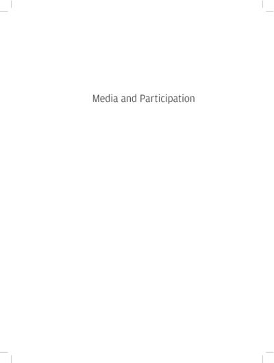 Media and Participation: A site of ideological-democratic struggle