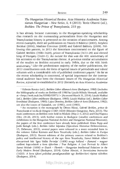 Acta Poloniae Historica. T. 109 (2014), ReviewsActa Poloniae Historica. T. 109 (2014), Studies on Nationality Issues in the Interwar PolandActa Poloniae Historica. T. 109 (2014), ReviewsActa Poloniae Historica. T. 109 (2014), Studies on Nationality Issues in the Interwar Poland