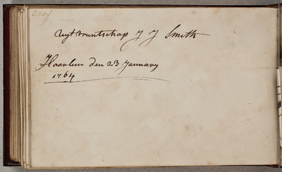 Albuminscriptie / van J.J. Smith voor Nicolaus van Rhijn (1735-1814), predikant
