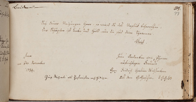 Albuminscriptie / van Georg Friedrich Christian Weissenborn voor Carl Heinrich Wilhelm Anthing (1766-1823), militair