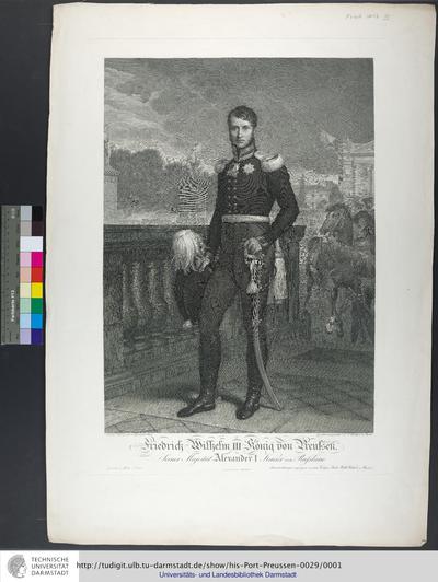 Friedrich Wilhelm. III., König von Preussen