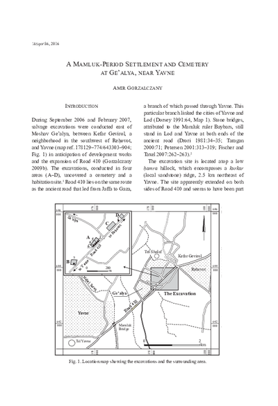 Survey And Salvage Excavations On The Menashe Spur Near Horbat Bareqet And Kibbutz Regavim Hebrew Pp 83 Ndash 107 English Summary Pp 59 Ndash 61 Europeana