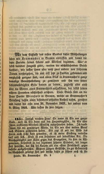 Friedrich Adolf Krummacher und seine Freunde :Briefe und Lebensnachrichten. 2