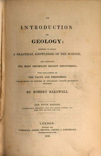 ˜Anœ introduction to geology :intended to convey a practical knowledge of the science ...