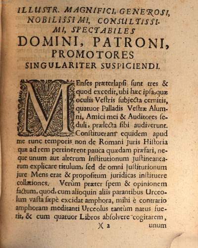 Joannis Ernesti von der Linde Dissertatio De Origine, Libris, & Auctoritate Juris Civilis Romani, & Statutarii Gedanesis, Unà cum Collationibus Juridicis ad Tit. I. et II. Lib I. Institutionum Justineanearum [!]