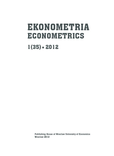 Liquidity management model in non-profit organizations in relation to risk: the case of Polish non-profit organizations. Ekonometria = Econometrics, 2012, Nr 1 (35), s. 60-75Econometrics